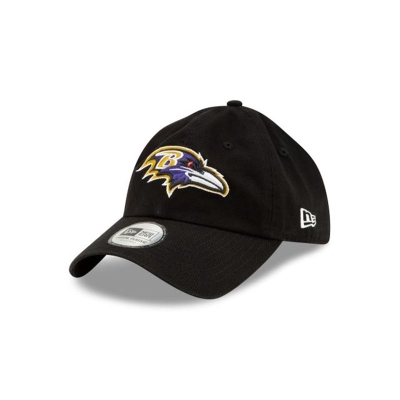 Black Baltimore Ravens Hat - New Era NFL Casual Classic Adjustable Caps USA7039481